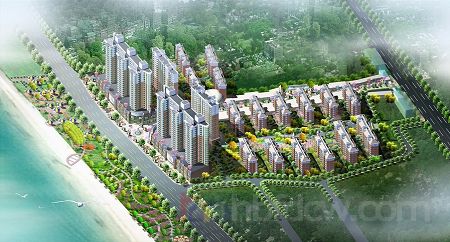 輕質隔墻工程案例-長江天下小區住居樓